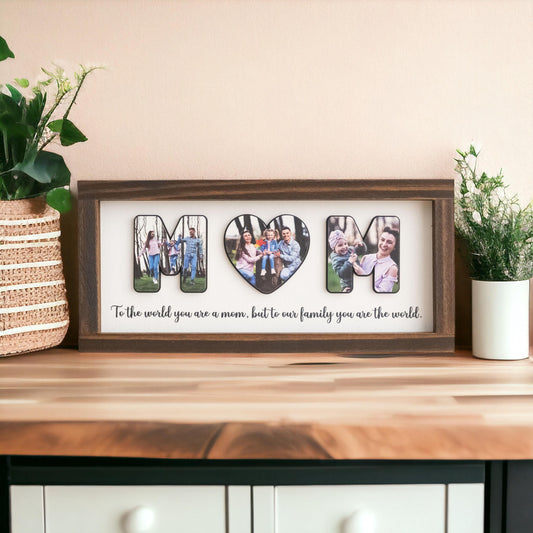 Personalized Mom Photo Gifts For Wife From Husband, Mom Birthday Gifts, Mother's Day Gifts For Mom From Daughter Son