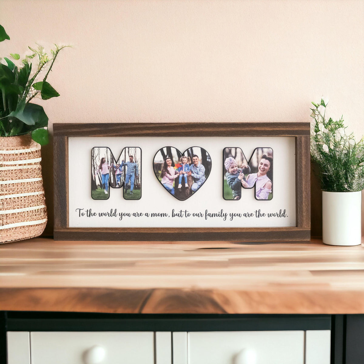 Personalized Mom Photo Gifts For Wife From Husband, Mom Birthday Gifts, Mother's Day Gifts For Mom From Daughter Son