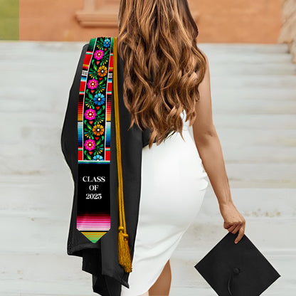 Personalized Mexican Graduation Stole, Custom Latina Graduation Sash, Estola de Graduaci n, Class of 2025
