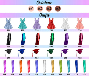 2025 Graduation Senior Birth Month Flowers Personalized Custom Shape Acrylic Block LED Night Light, Graduation Gift, Gift for Grads