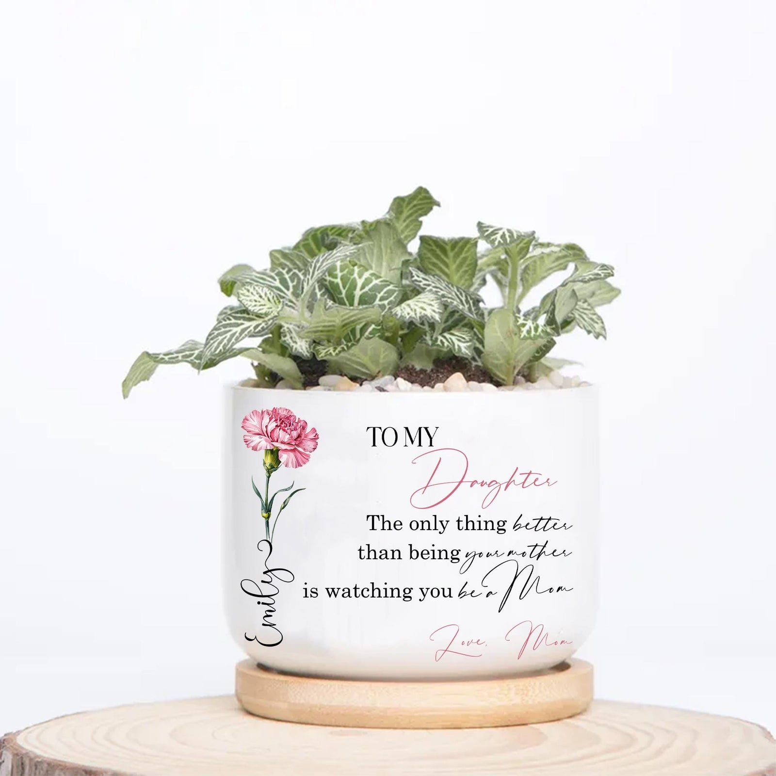Personalized Mother's Day Flower Plant Pot, The Only Thing Better Than Being Your Mother, New Mom Gift, Mother's Day Gift, Gift for Daughter