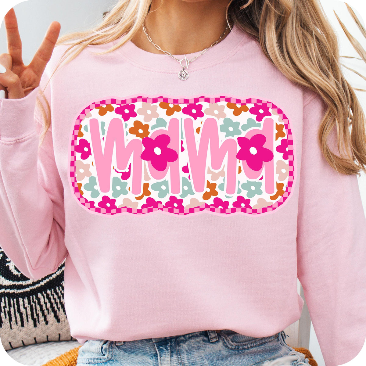 Floral Mama, Preppy Mama, Mama Flower, Retro Mama, Mothers day, Custom Mama Shirt, Pink Mama bundle , Pink Mama