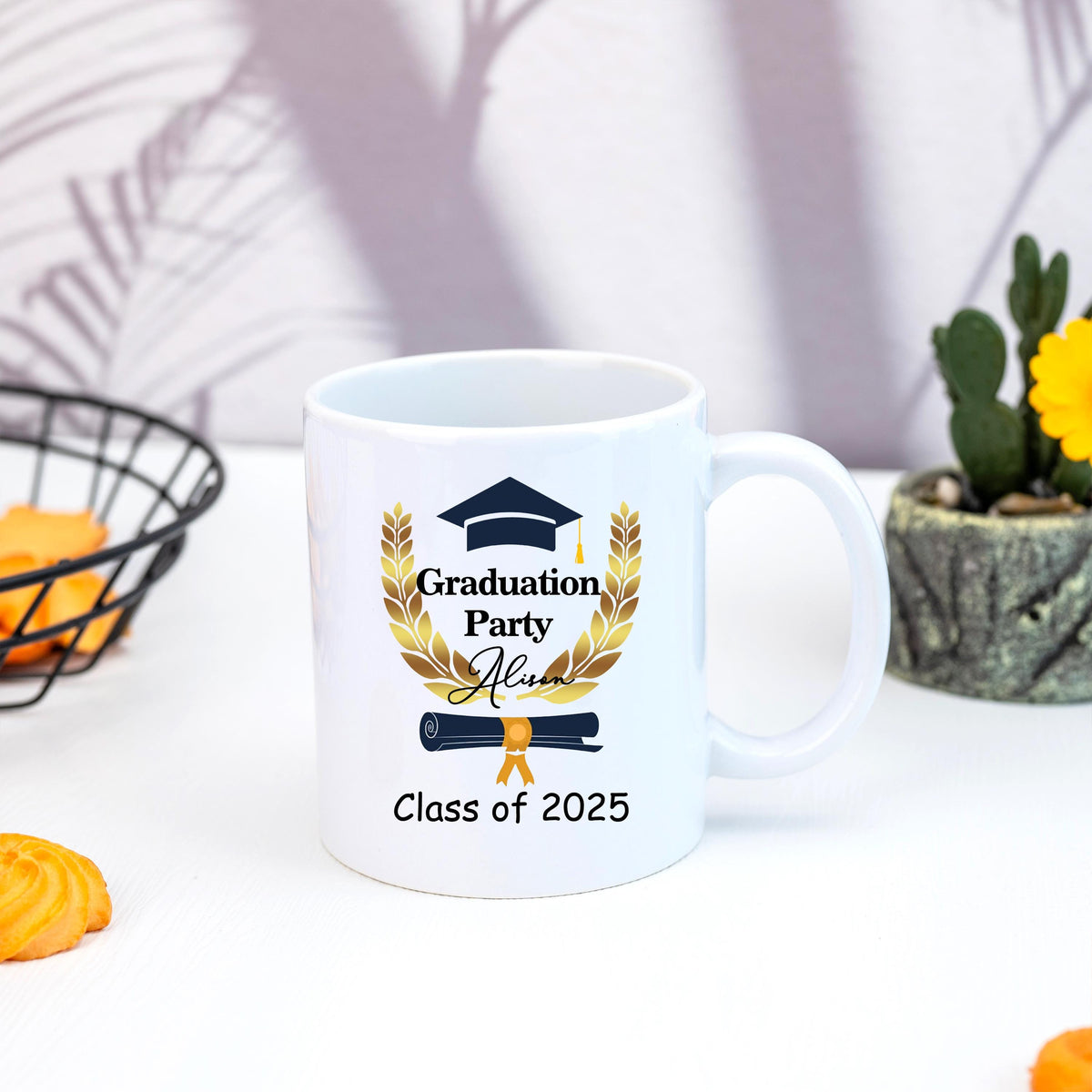 Graduate Class Of 2025 Mug, Personalized Graduation Gift, Graduation Keepsake, For Her,Grad Gift, Senior Graduation Gift, Class of 2025