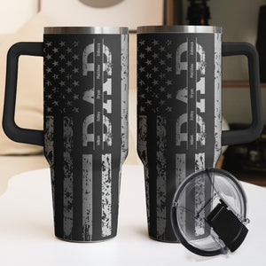 Personalized Father's Day Gift 40oz Tumbler for Dad, Grandpa, Papa, Custom Dad Tumbler With Kids Names, Dad Gift From Daughter, Dad Cup