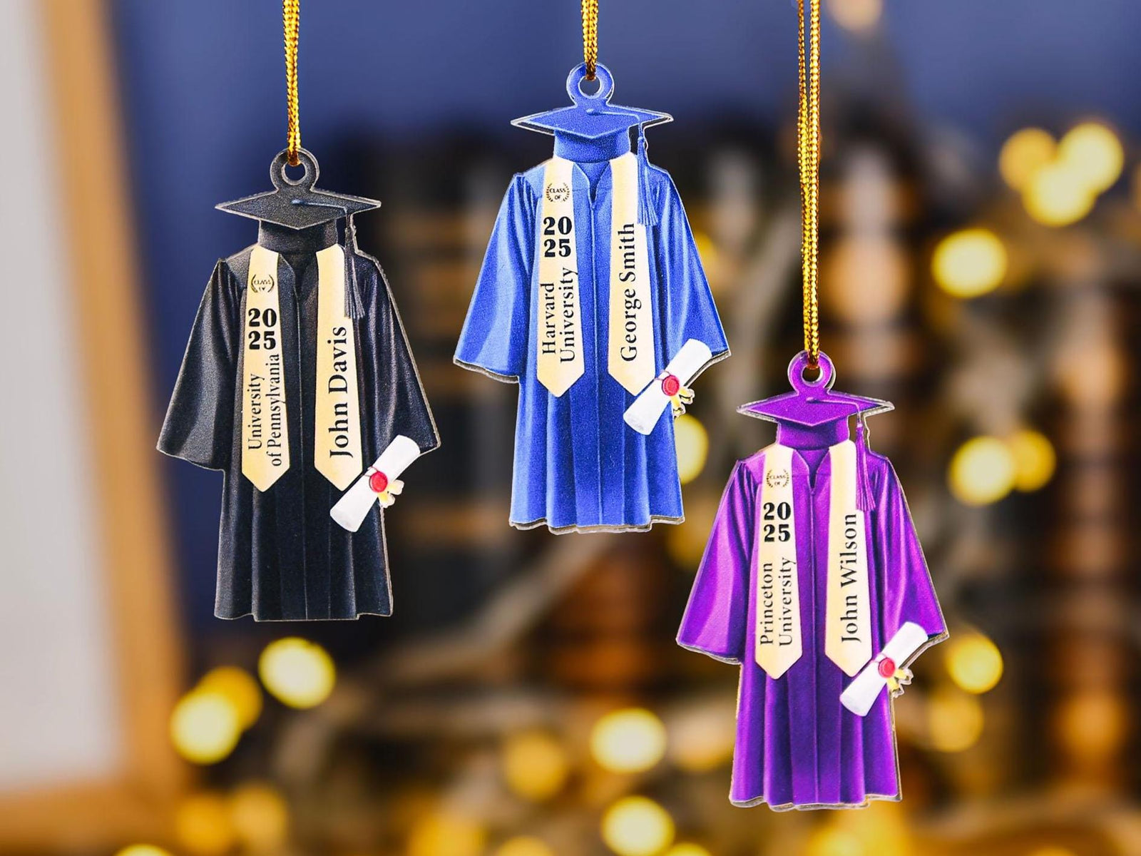 Personalized college graduation Ornament,College graduate gift,2025 graduate Ornament,Class of 2025 gift memorial,Grad Gift,Graduate Gift