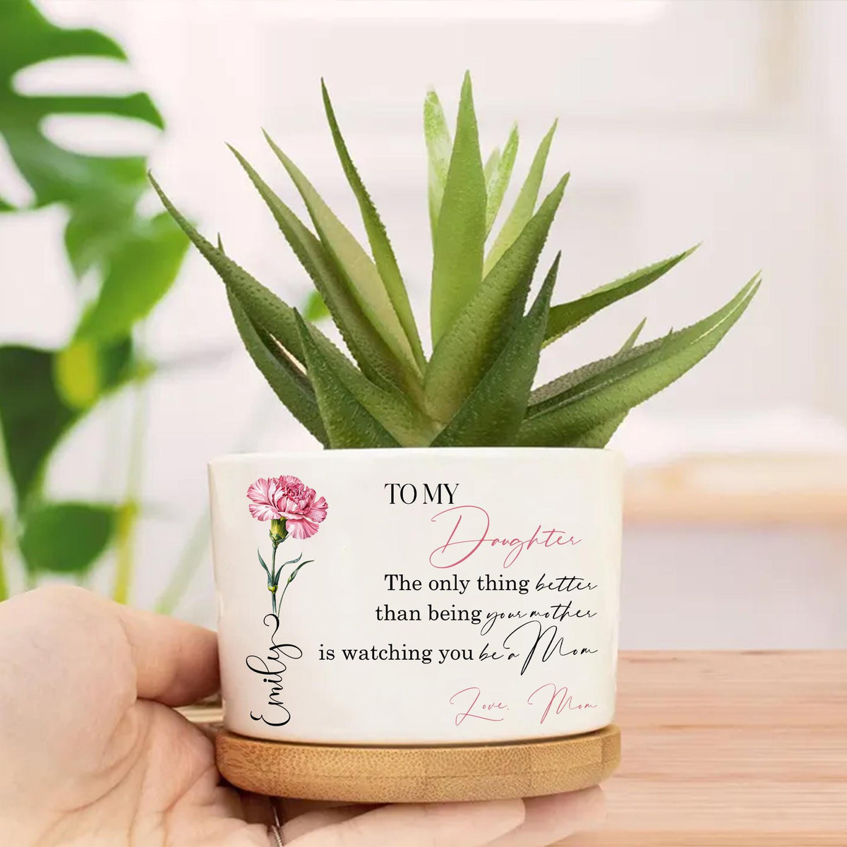 Personalized Mother's Day Flower Plant Pot, The Only Thing Better Than Being Your Mother, New Mom Gift, Mother's Day Gift, Gift for Daughter