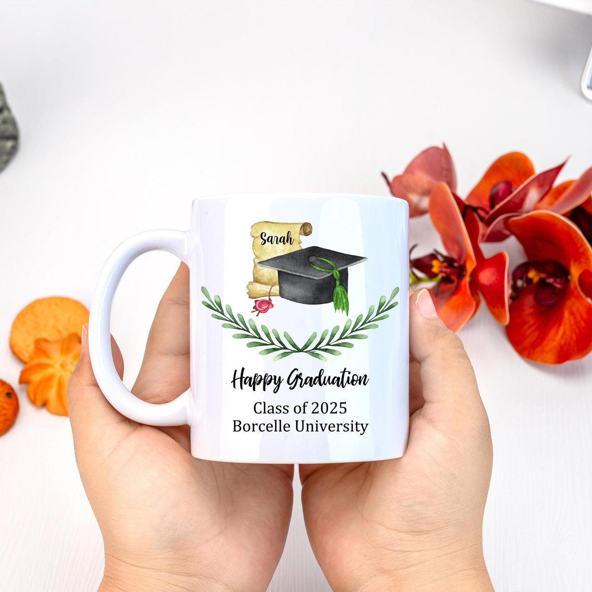 Graduate Class Of 2025 Mug, Personalized Graduation Gift, Graduation Keepsake, For Her,Grad Gift, Senior Graduation Gift, Class of 2025