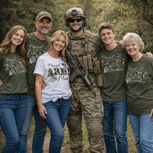 Proud Army Family of - Personalized T-Shirt