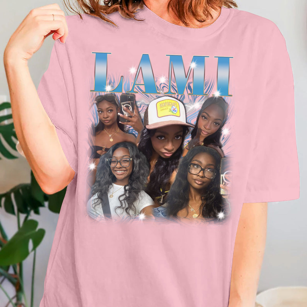 Custom Bootleg Rap Tee, Custom Photo - Vintage Graphic 90s Tshirt, 90s Style, Custom Photo Shirt, Gift For Girlfriend