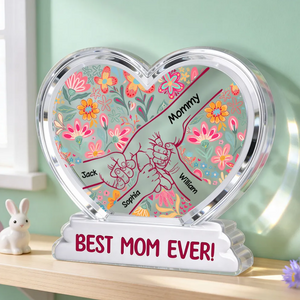 Mama Grandma Holding Hands - Personalized Heart Acrylic Plaque m1.png