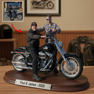 A Life on the Open Road Personalized Motorcycle Acrylic Plaque