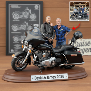A Life on the Open Road Personalized Motorcycle Acrylic Plaque