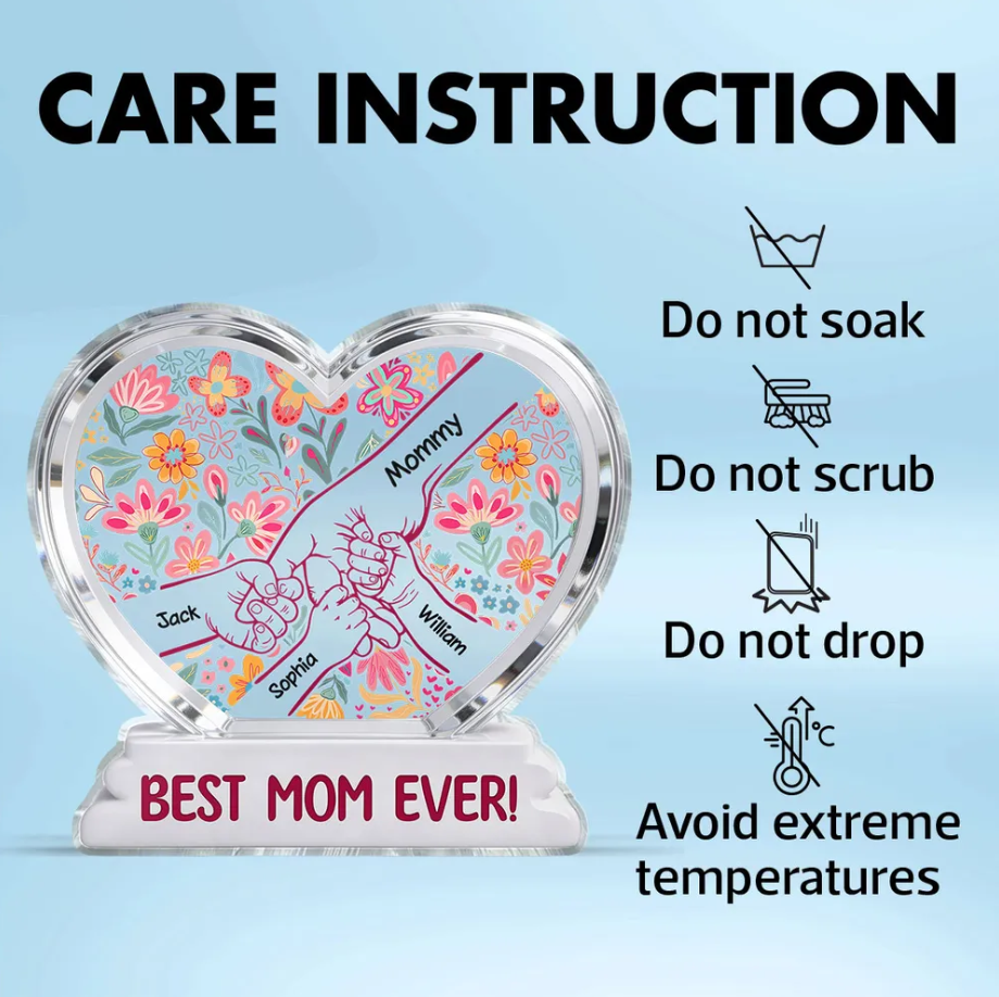 Mama Grandma Holding Hands - Personalized Heart Acrylic Plaque m7.png