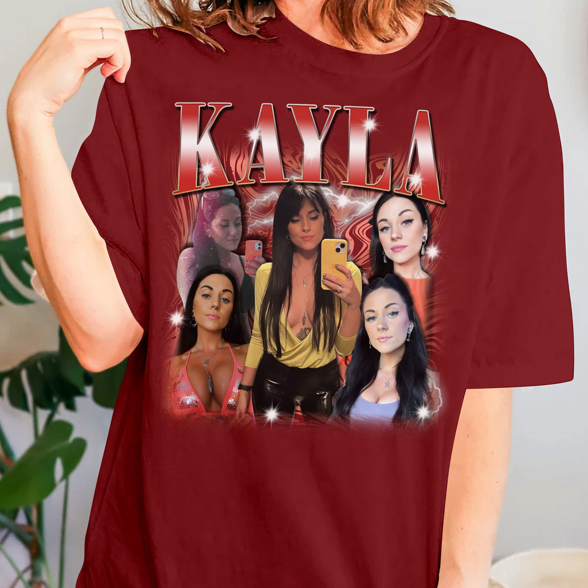 Custom Bootleg Rap Tee, Custom Photo - Vintage Graphic 90s Tshirt, 90s Style, Custom Photo Shirt, Gift For Girlfriend