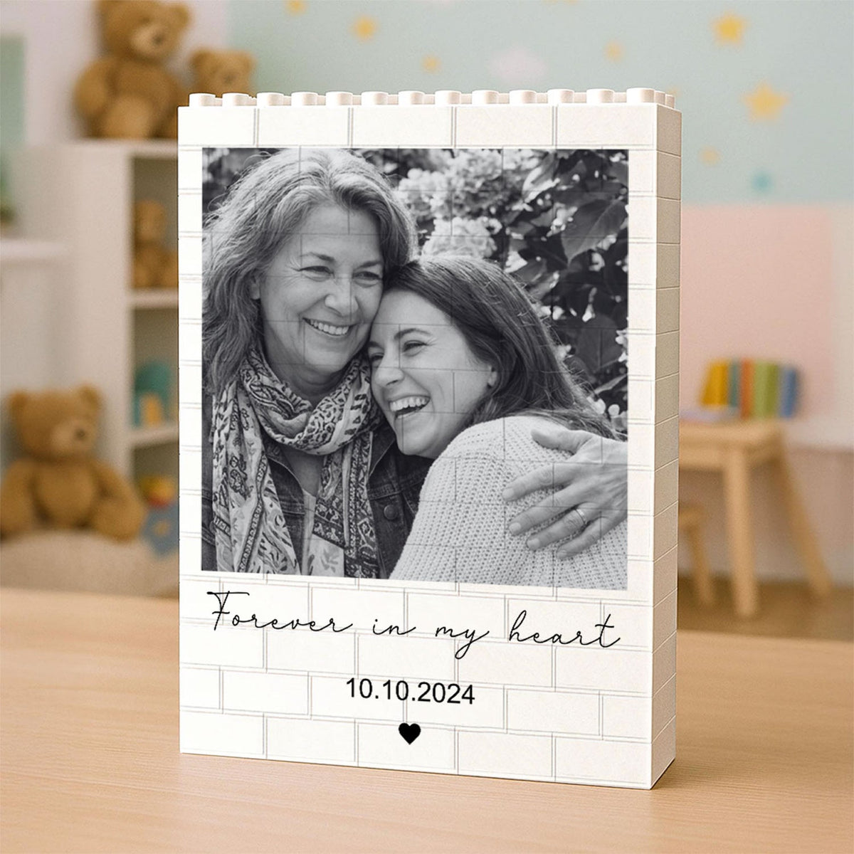 Custom Photo Dog Memorial Building Brick Blocks | Personalized Memorial Gift | Gift for Dog Lovers