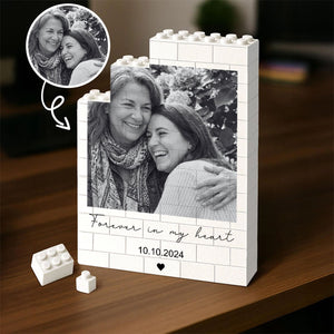Custom Photo Upload Building Brick Blocks | Mother's Day Gift | Personalized Gift for Mom