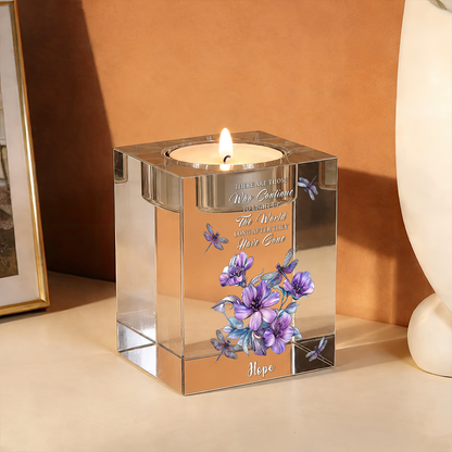 Flowers Memorial I Miss You - Personalized Crystal Candle Holder - Memorial Gift mk-1_b4b9cf79-09d7-4d33-94e8-610f5c0dd2ef.png