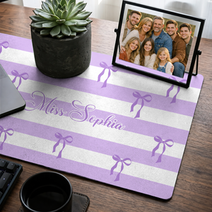 Custom Name For Her, Coworkers, Friends, Teacher - Personalized Desk Mat