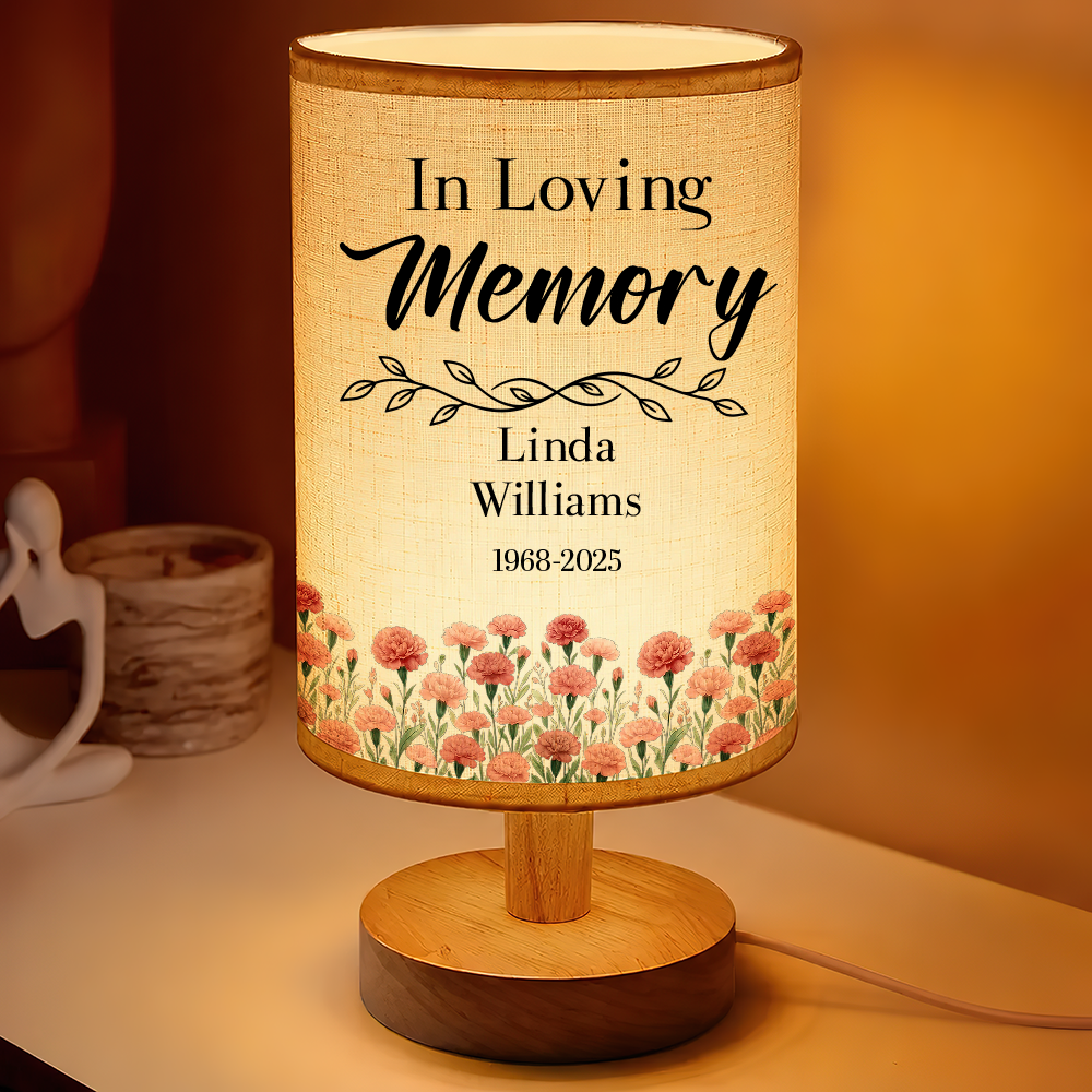 In Loving Memory Personalized Crystal Candle Holder - Memorial Gift