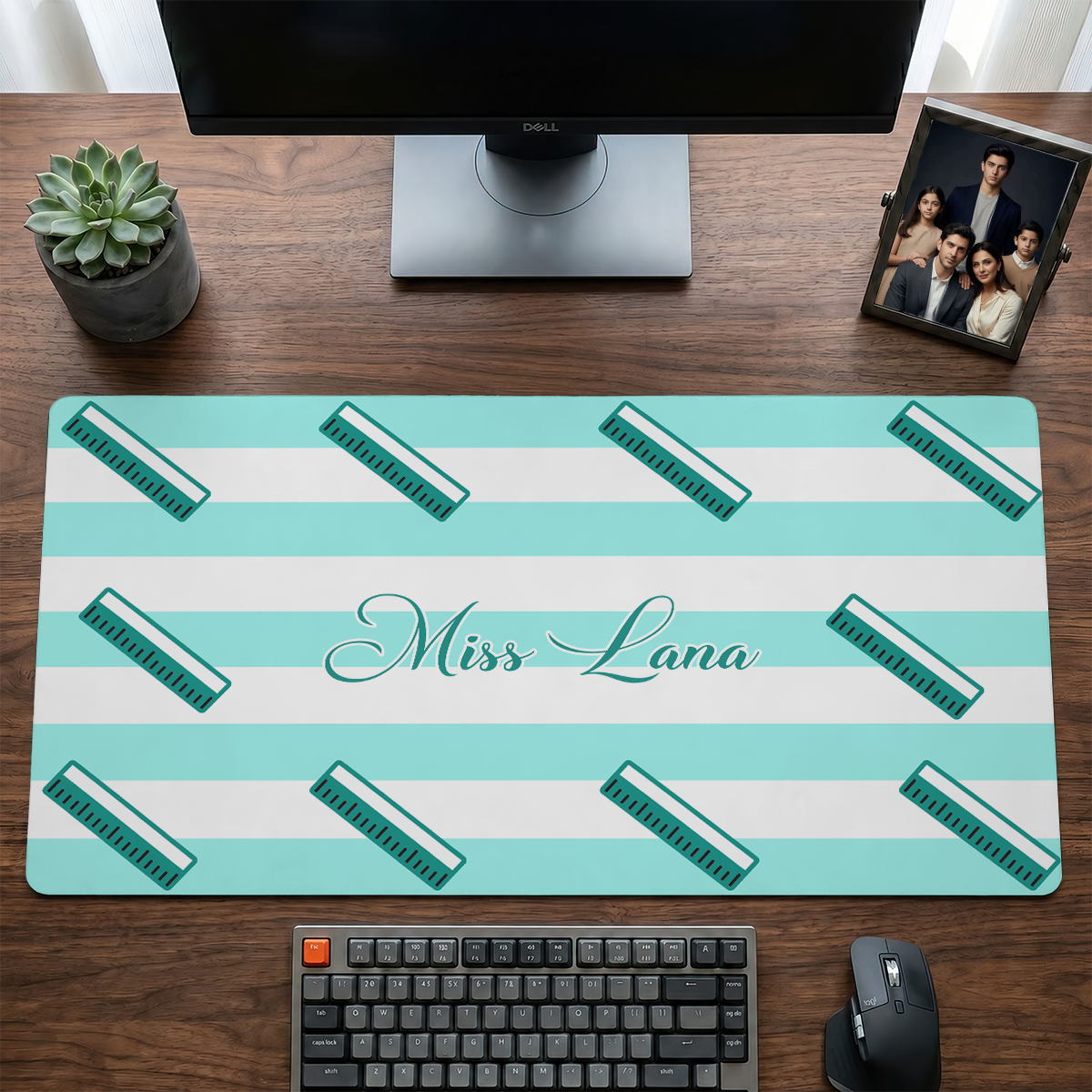 Custom Name For Her, Coworkers, Friends, Teacher - Personalized Desk Mat