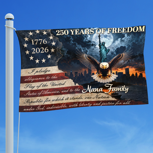 Family 250 Years Of America - House Flag United States