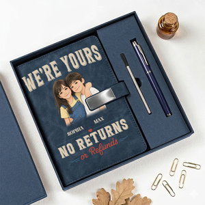 We're Yours Funny Photo Name Personalized Notebook Set