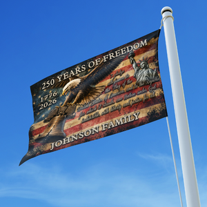 USA 250th Anniversary Flag 1776-2026 Patriotic 250 Years