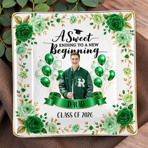 A Sweet Ending To A New Beginning Jewelry Dish