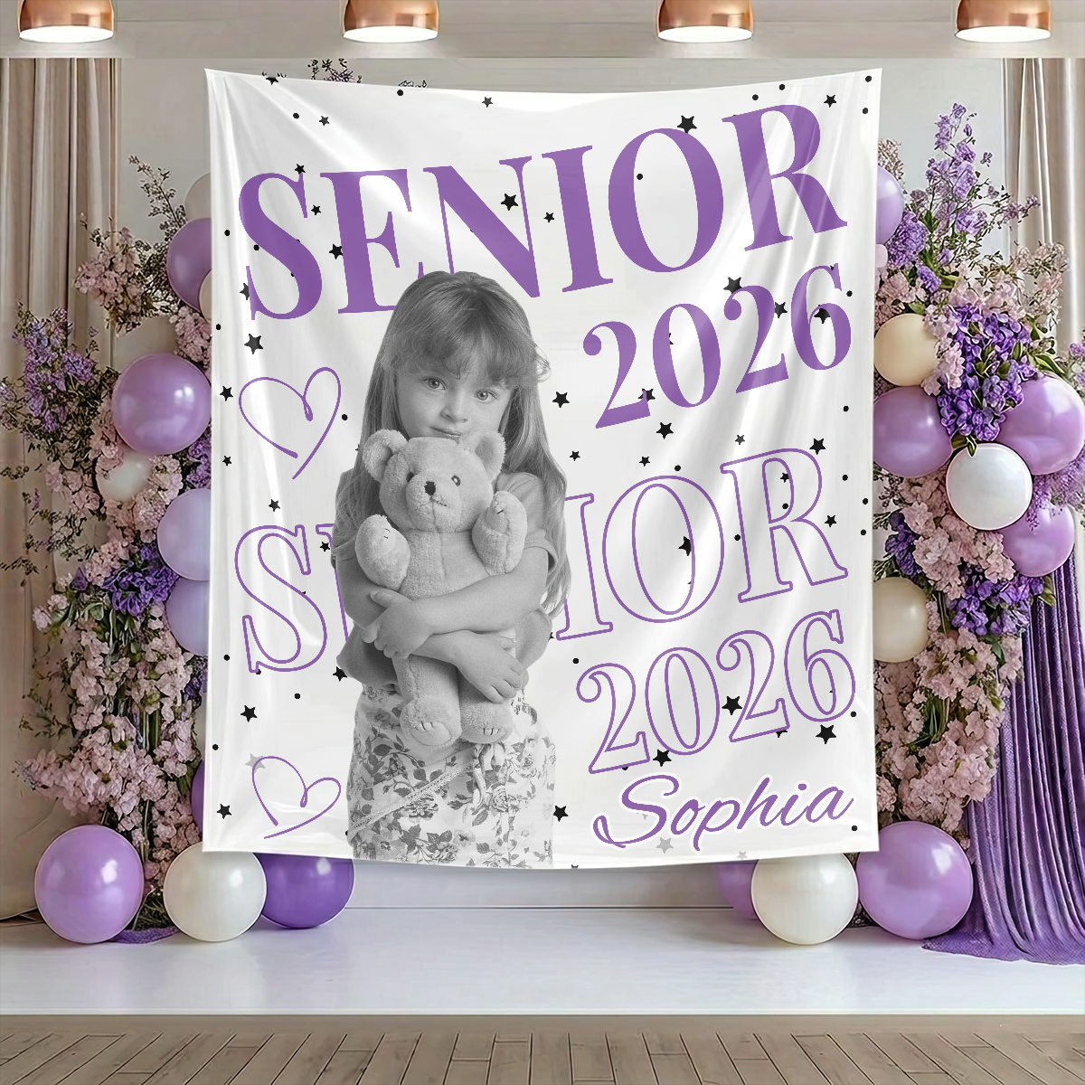 Senior 2026 Backdrop - Personalized Graduation Backdrop