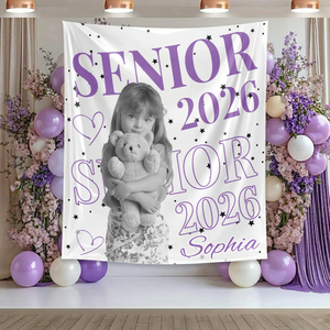 Senior 2026 Backdrop - Personalized Graduation Backdrop