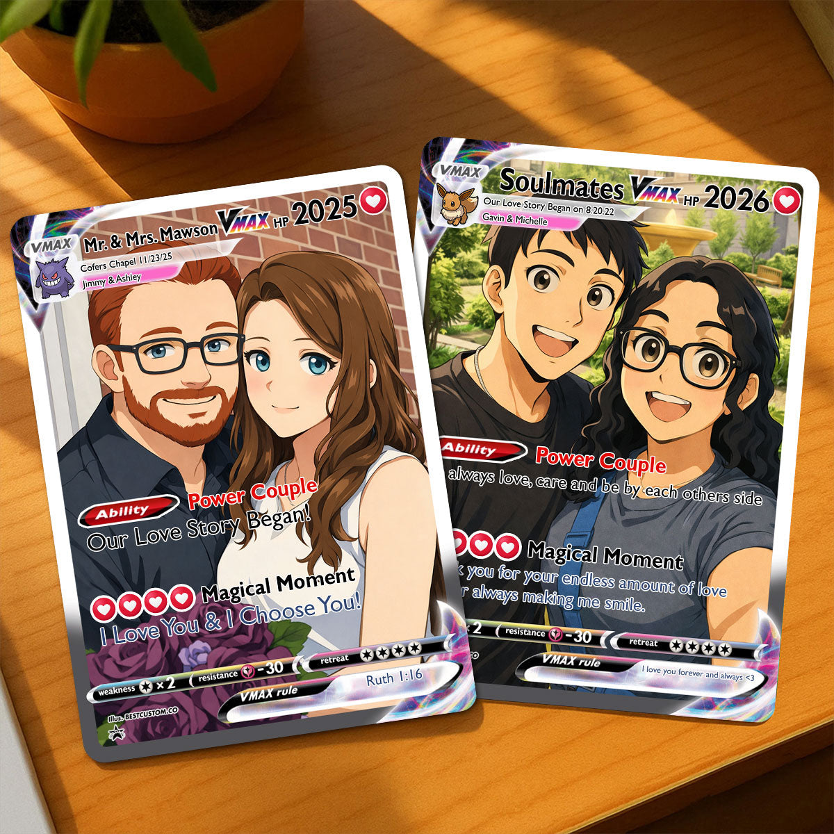 Personalized Pokemon Anniversary Card, Custom Photo Anime Wedding Card, Anniversary Gift, Gift for Him, Gift for Her, Custom Card for Couple mk1_451e3472-c5f7-4443-a712-d7ad5cb86a53.jpg