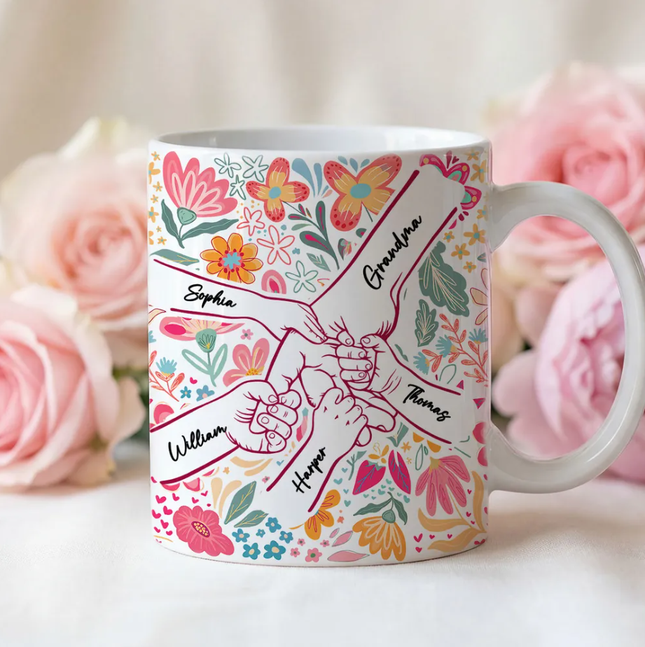 Mama Grandma & Me Forever Bond - Personalized White Mug mk1_eb86236d-d9e6-48f3-a932-fbb410f3beb7.png