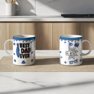 Best Dad Ever - Personalized Custom 3D Inflated Effect Mug