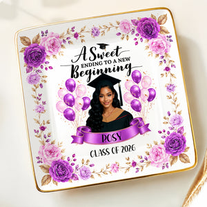 A Sweet Ending To A New Beginning Jewelry Dish