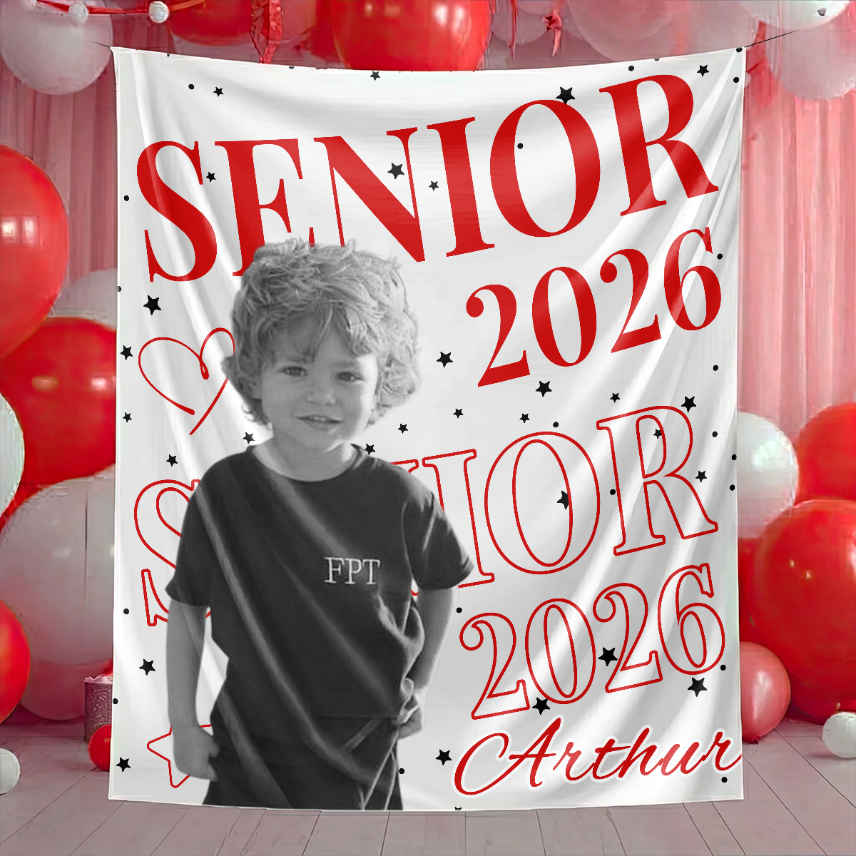 Senior 2026 Backdrop - Personalized Graduation Backdrop