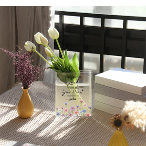 Prayer Journal Christian Gifts For Women, Wife, Daughter, Her - Personalized Journal Clear Acrylic Book Vase for Flowers, Transparent Flower Vase for Home Decor mk3_38147013-fa11-40ce-9df4-e31c1ead824e.jpg?v=1783128774