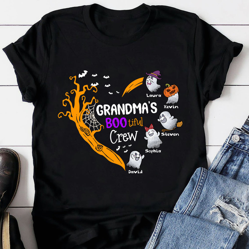 Family's Bootiful Crew, Gift For Kids, Personalized Shirt, Boo Crew Kids Shirt, Halloween Gift