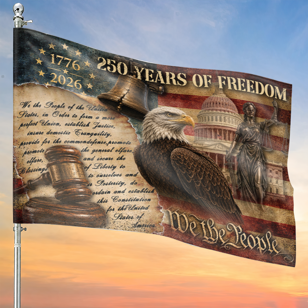 The People American Heritage Eagle Strength Patriotic
