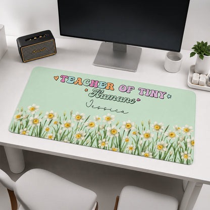 Teacher Of Tiny Humans - Personalized Leather Desk Mat mk3_c831a7d0-c2ce-4a7d-a87a-6a051c37fe4a.jpg