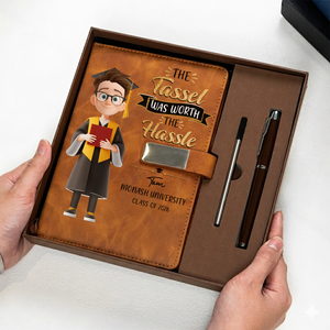 Graduation Worth The Hassle - Personalized Notebook Set