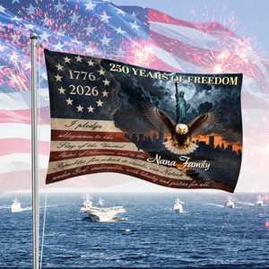 Family 250 Years Of America - House Flag United States