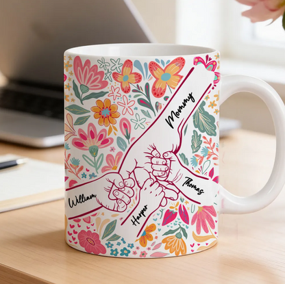 Mama Grandma & Me Forever Bond - Personalized White Mug mk4_1763cdba-2271-40dc-8c13-c05f7ce5f3b5.png