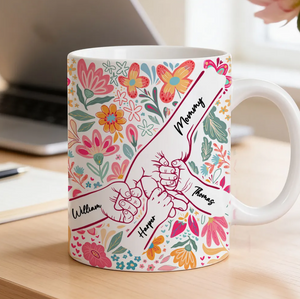 Mama Grandma & Me Forever Bond - Personalized White Mug mk4_1763cdba-2271-40dc-8c13-c05f7ce5f3b5.png