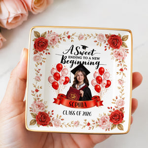 A Sweet Ending To A New Beginning Jewelry Dish