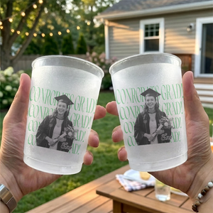 Class Of 2026 Congrats Personalized Frosted Plastic Cups