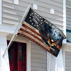 Family 250 Years Of America - House Flag United States