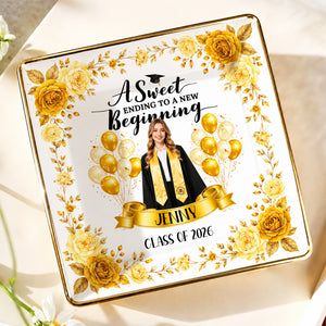A Sweet Ending To A New Beginning Jewelry Dish