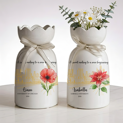 A Sweet Ending To A New Beginning Ribbon Tie Flower Vase mk5_4_5d41a03c-83af-43d3-9cce-7e03483b9798.png