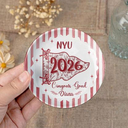 Custom School Pennant Flag Ring Dish - Jewelry Dish mk5_6_389f4e4e-1bc2-4307-af83-7b19c7e39dd0.png
