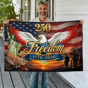 250 Years Of Freedom Decor - Personalized Banner